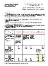 Đề kiểm tra định kỳ học kỳ I môn Ngữ văn Lớp 7 - Năm học 2018-2019 - Trường THCS Giang Sơn (Có đáp án)